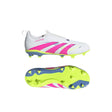 adidas Predator League Laceless Firm/Multi - Ground Boots Junior White/Pink - Best Buy Soccer