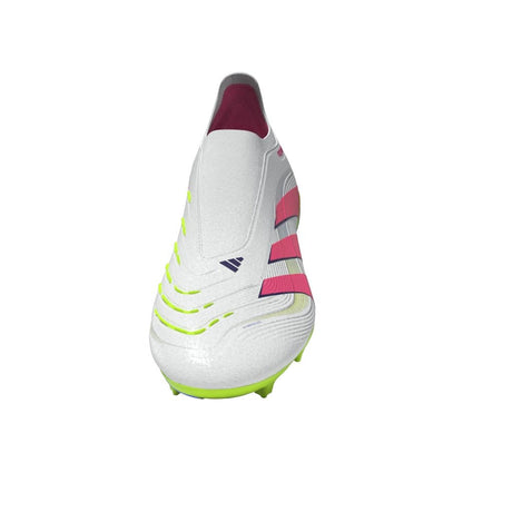 adidas Predator League Laceless Firm/Multi - Ground Boots White/Pink - Best Buy Soccer