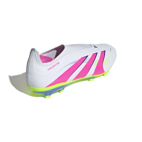 adidas Predator League Laceless Firm/Multi - Ground Boots White/Pink - Best Buy Soccer