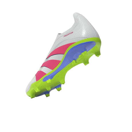 adidas Predator League Laceless Firm/Multi - Ground Boots White/Pink - Best Buy Soccer