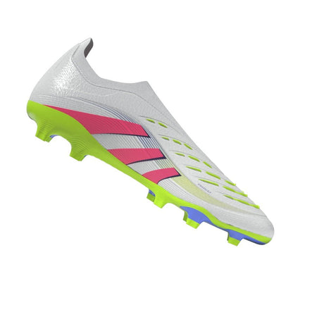 adidas Predator League Laceless Firm/Multi - Ground Boots White/Pink - Best Buy Soccer