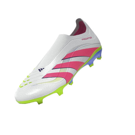 adidas Predator League Laceless Firm/Multi - Ground Boots White/Pink - Best Buy Soccer