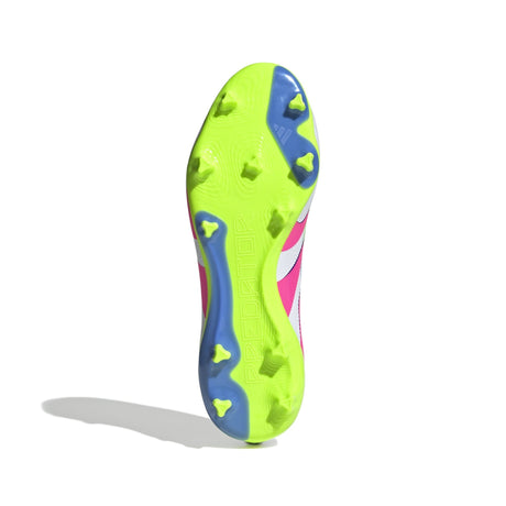 adidas Predator League Laceless Firm/Multi - Ground Boots White/Pink - Best Buy Soccer