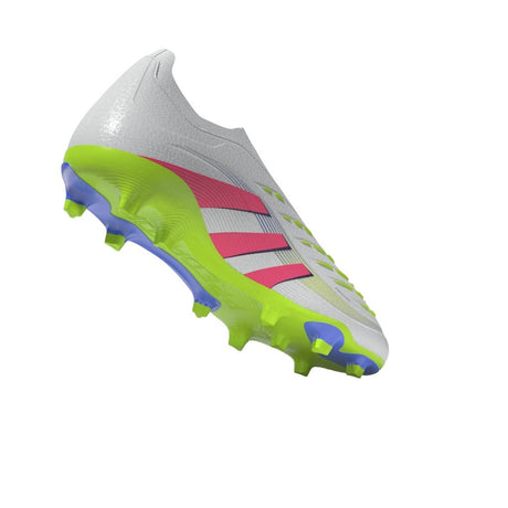 adidas Predator League Laceless Firm/Multi - Ground Boots White/Pink - Best Buy Soccer