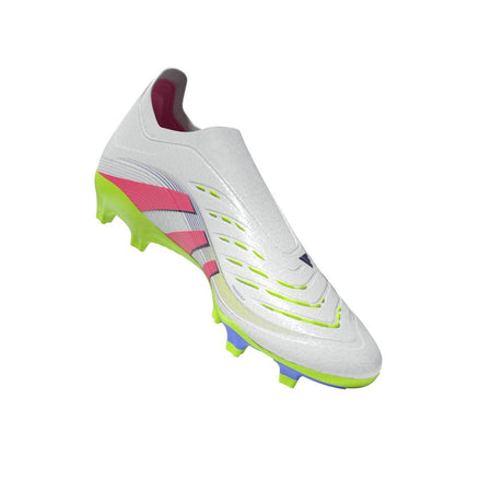 adidas Predator League Laceless Firm/Multi - Ground Boots White/Pink - Best Buy Soccer
