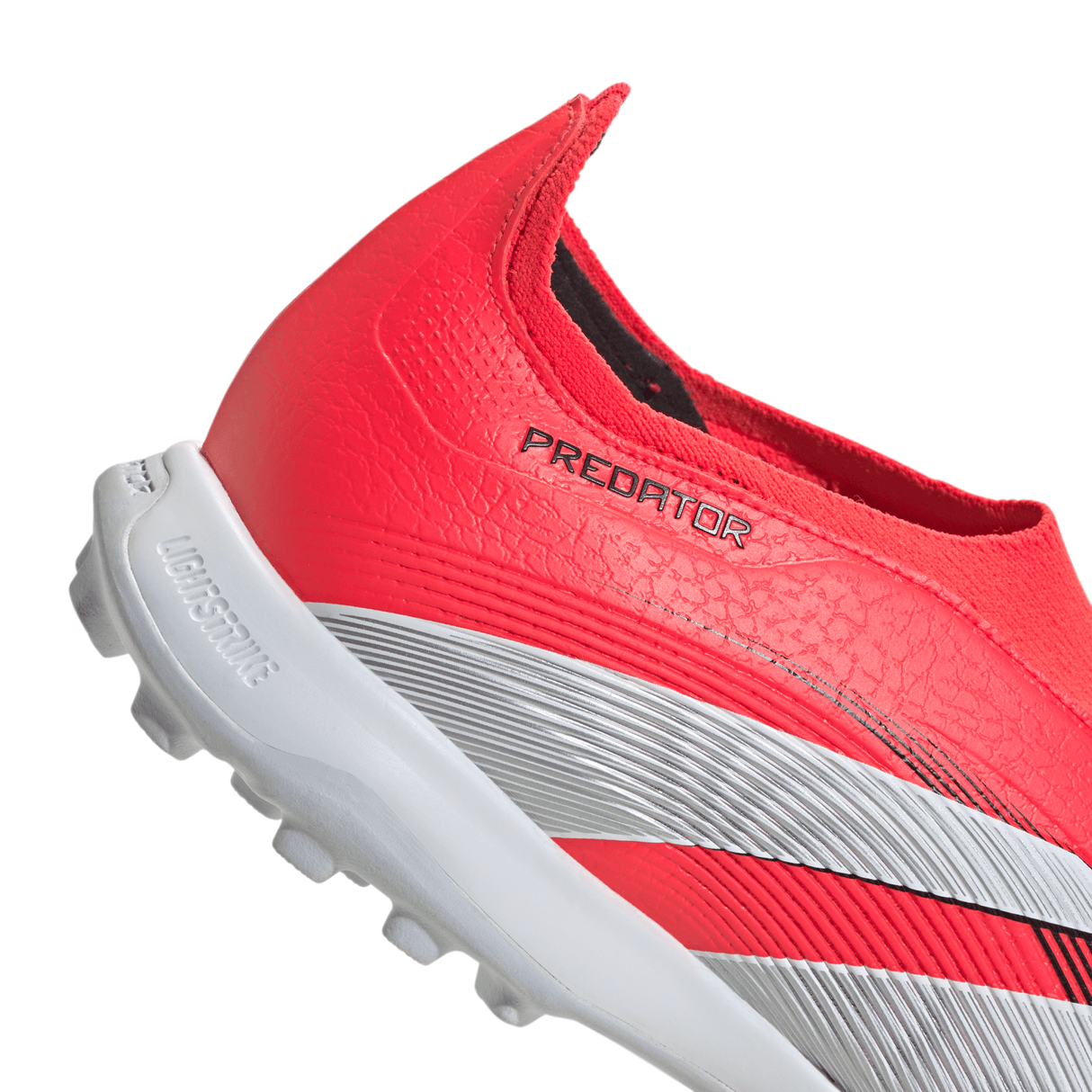adidas Predator League Laceless Turf Boots Red/White - Best Buy Soccer