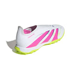 adidas Predator League Laceless Turf Boots White/Pink - Best Buy Soccer