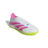 adidas Predator League Laceless Turf Boots White/Pink - Best Buy Soccer