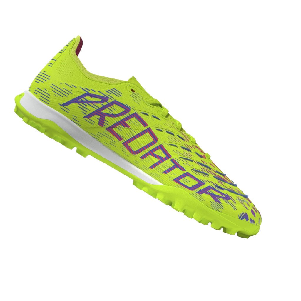 adidas Predator League Turf Boots Lemon/Blue - Best Buy Soccer