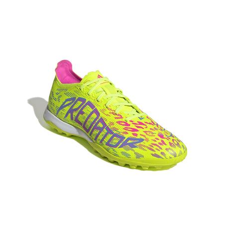 adidas Predator League Turf Boots Lemon/Blue - Best Buy Soccer