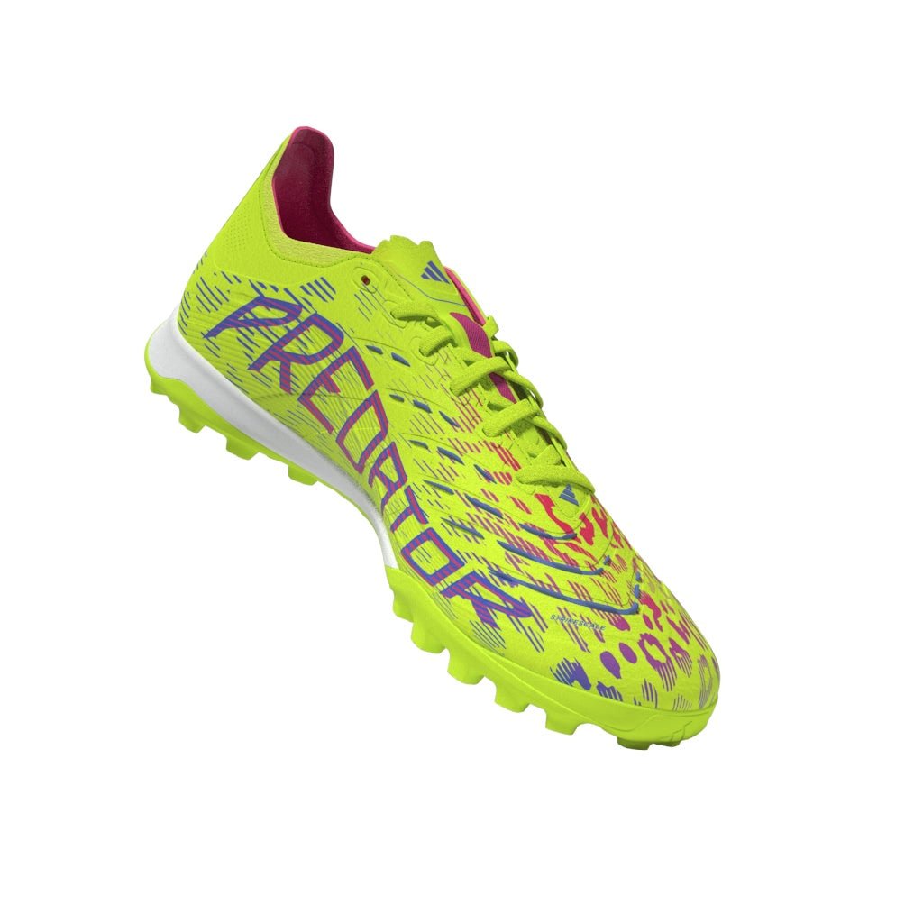 adidas Predator League Turf Boots Lemon/Blue - Best Buy Soccer