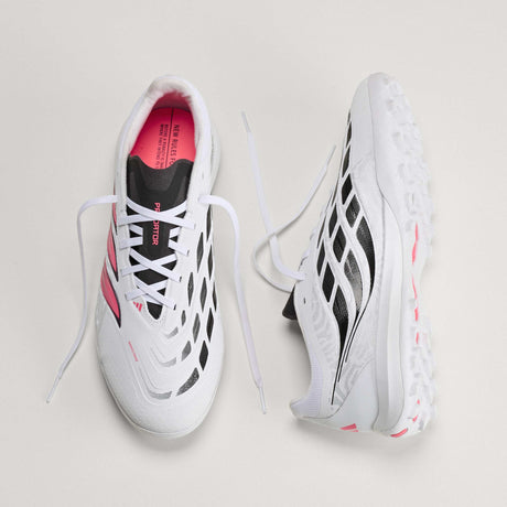 adidas Predator League Turf Men's Soccer Cleats - White/Black - Best Buy Soccer