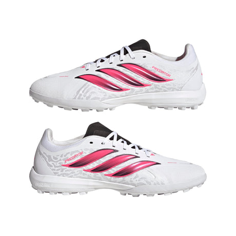 adidas Predator League Turf Men's Soccer Cleats - White/Black - Best Buy Soccer