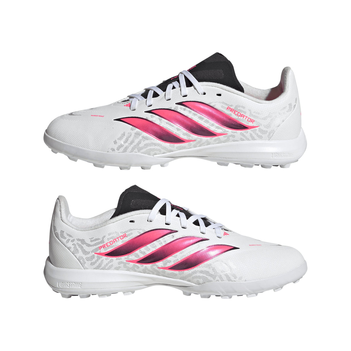 adidas Predator League Turf Youth Soccer Cleats - White/Black - Best Buy Soccer