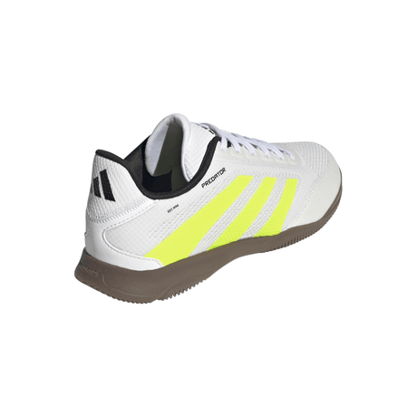 adidas Predator League Youth Indoor Shoes - White/Lemon - Best Buy Soccer