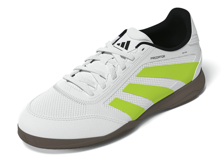 adidas Predator League Youth Indoor Shoes - White/Lemon - Best Buy Soccer