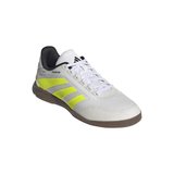 adidas Predator League Youth Indoor Shoes - White/Lemon - Best Buy Soccer