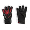 Guantes de portero adidas Predator Match Fingersave en negro y rojo