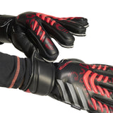 adidas Predator Match Fingersave Goalkeeper Gloves Black/Red - Best Buy Soccer