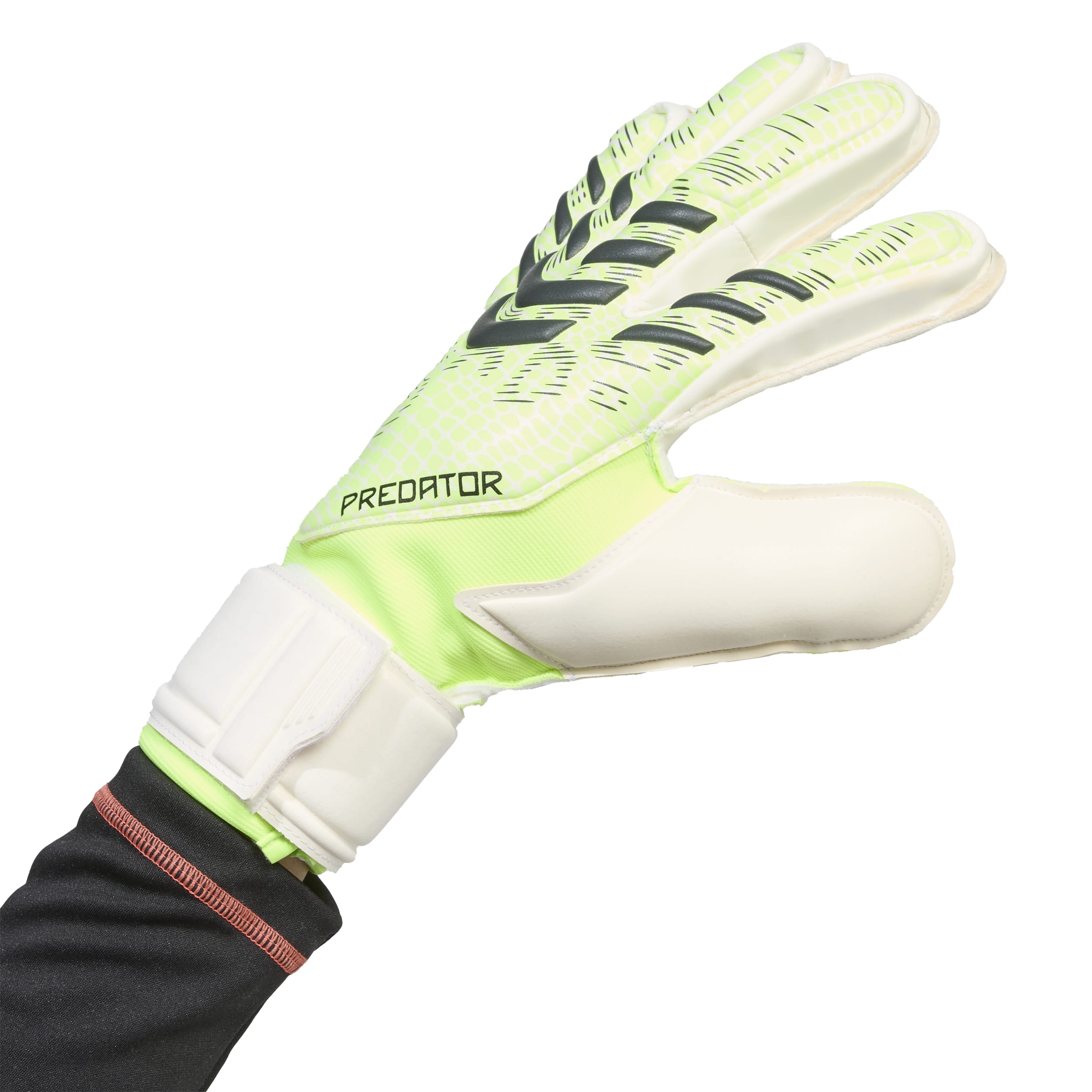 adidas Predator Match Fingersave Goalkeeper Gloves - Lemon/White - Best Buy Soccer