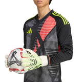 adidas Predator Match Fingersave Goalkeeper Gloves - Lemon/White - Best Buy Soccer