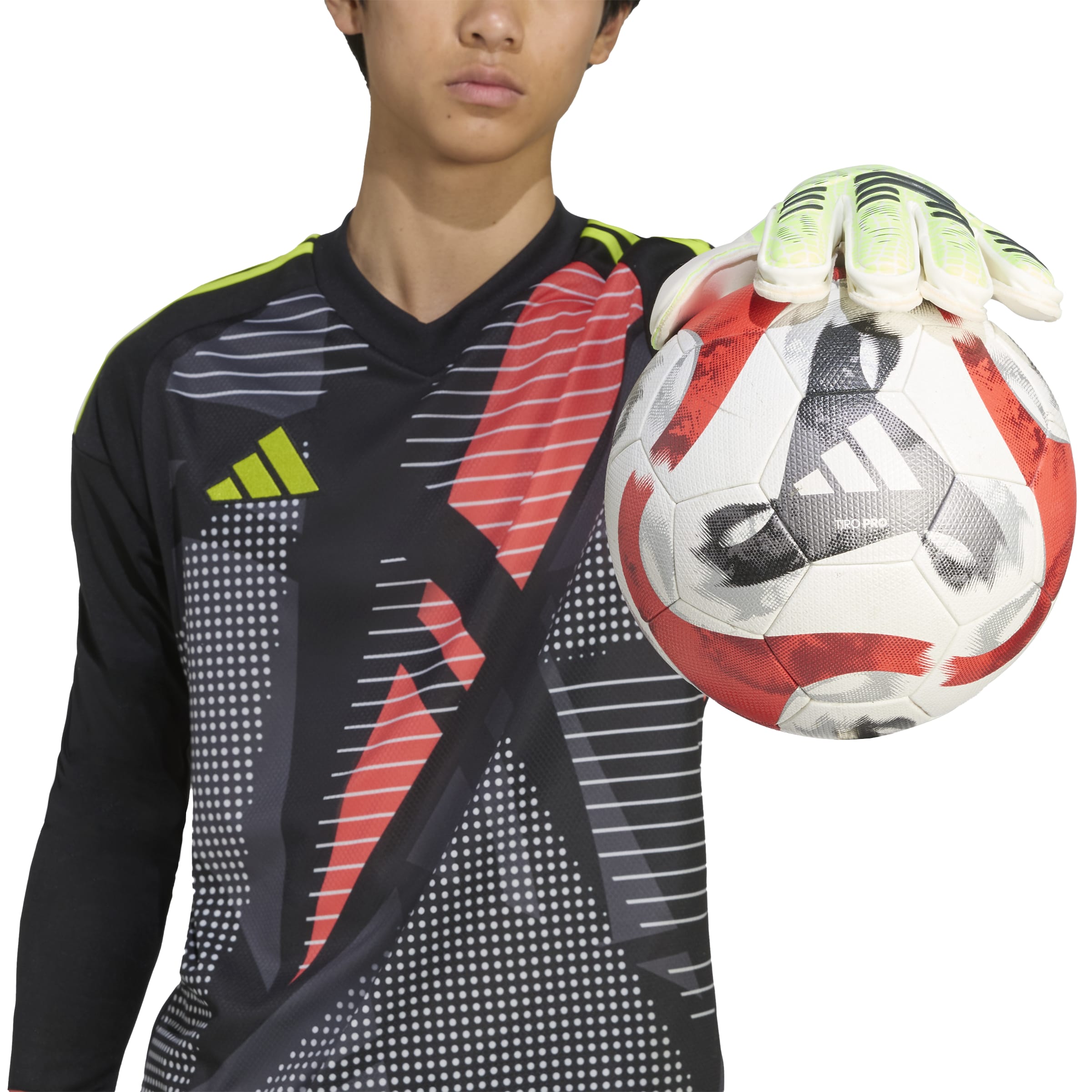 adidas Predator Match Fingersave Goalkeeper Gloves - Lemon/White - Best Buy Soccer