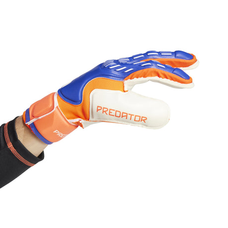 adidas Predator Match Fingersave Goalkeeper Gloves Lucid Blue/Red/White - Best Buy Soccer
