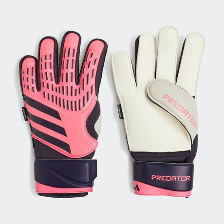 adidas Predator Match Fingersave Goalkeeper Gloves Turbo/Black - Best Buy Soccer