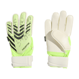 adidas Predator Match Fingersave Goalkeeper Gloves Youth Lemon/White/Black - Best Buy Soccer