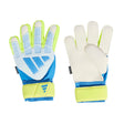 adidas Predator Match Fingersave Goalkeeper Youth Soccer Gloves - Sky/Blue/Yellow - Best Buy Soccer