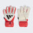 adidas Predator Match Fingersave Goalkeeper Youth Soccer Gloves - White/Red/Black - Best Buy Soccer