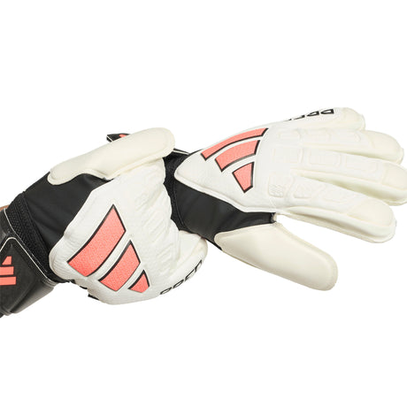 adidas Predator Match Fingersave Youth Goalkeeper Soccer Gloves - White/Black - Best Buy Soccer