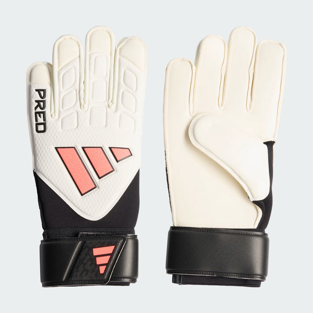 adidas Predator Match Goalkeeper Soccer Gloves - White/Black - Best Buy Soccer