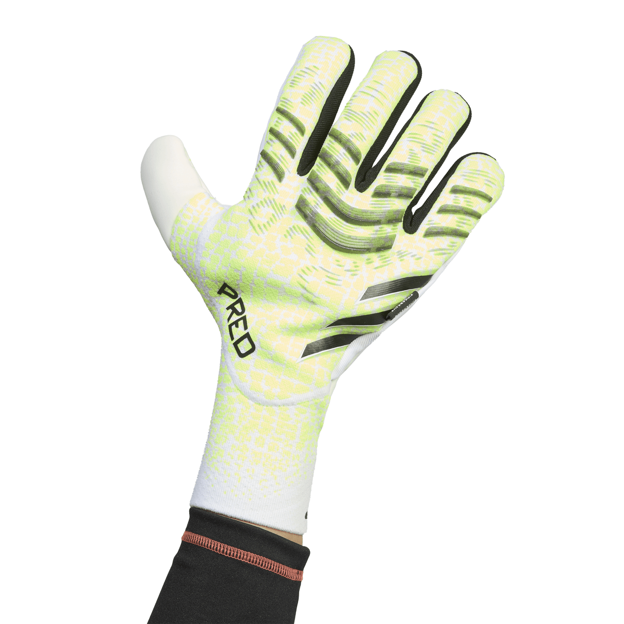 adidas Predator Pro Fingersave Goalkeeper Gloves Lemon/White/Black - Best Buy Soccer