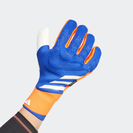 adidas Predator Pro Fingersave Goalkeeper Gloves Lucid Blue/Red/White - Best Buy Soccer