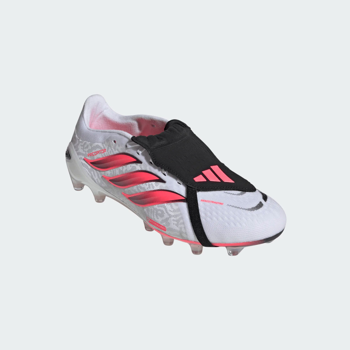 adidas Predator Pro Fold-Over Tongue Artificial Ground Men's Soccer Cleats - White/Black - Best Buy Soccer