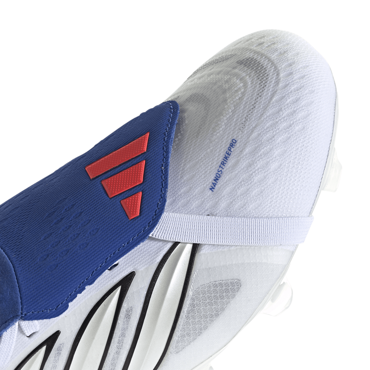 adidas Predator Pro Fold-Over Tongue FG Firm Ground Men's Soccer Cleats - White/Zero Metallic/Blue - Best Buy Soccer