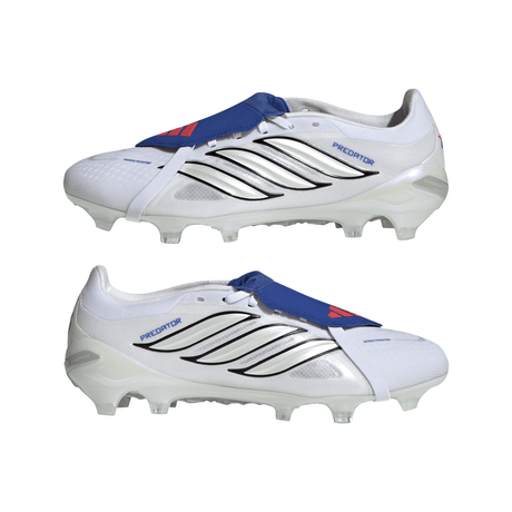 adidas Predator Pro Fold-Over Tongue FG Firm Ground Men's Soccer Cleats - White/Zero Metallic/Blue - Best Buy Soccer