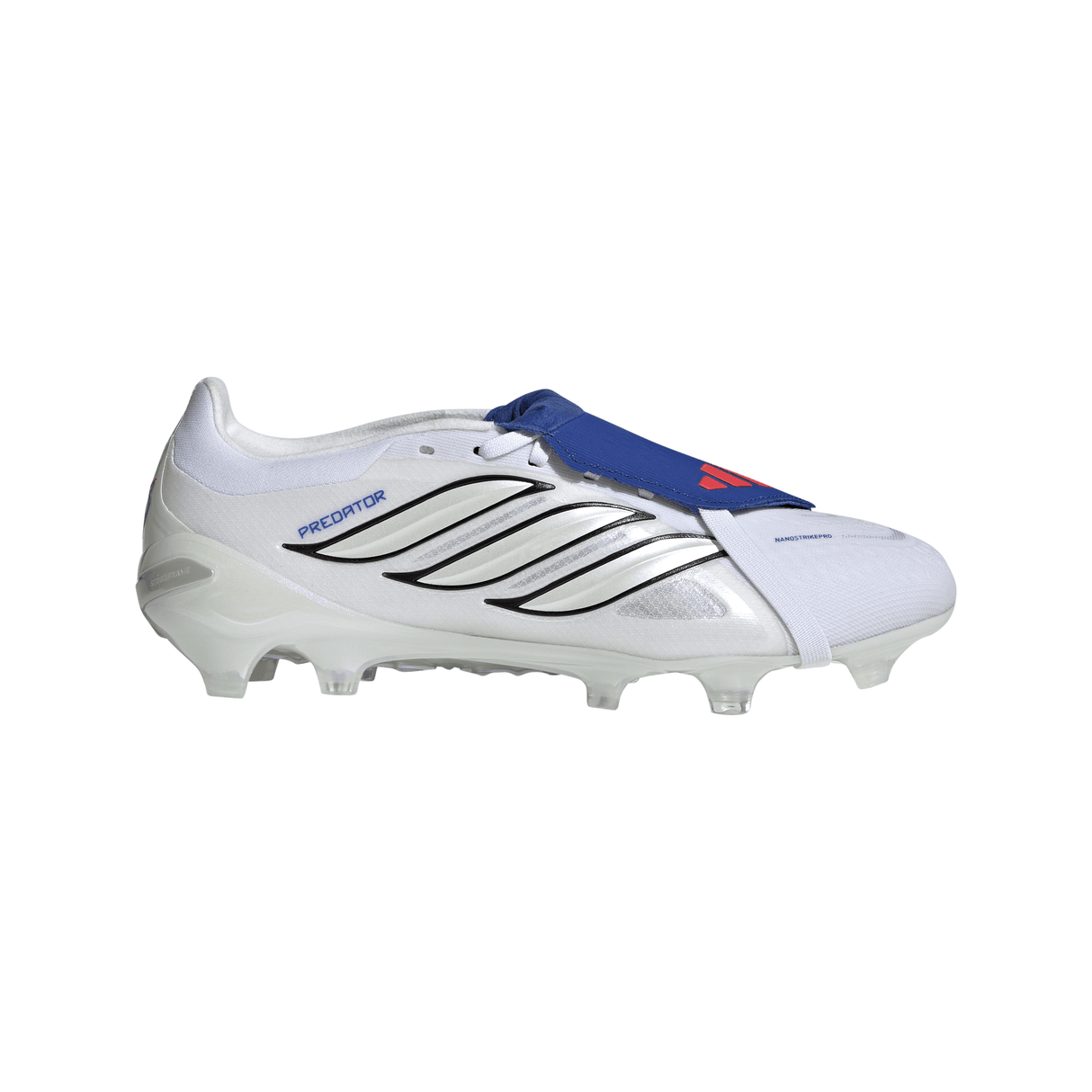 adidas Predator Pro Fold-Over Tongue FG Firm Ground Men's Soccer Cleats - White/Zero Metallic/Blue - Best Buy Soccer