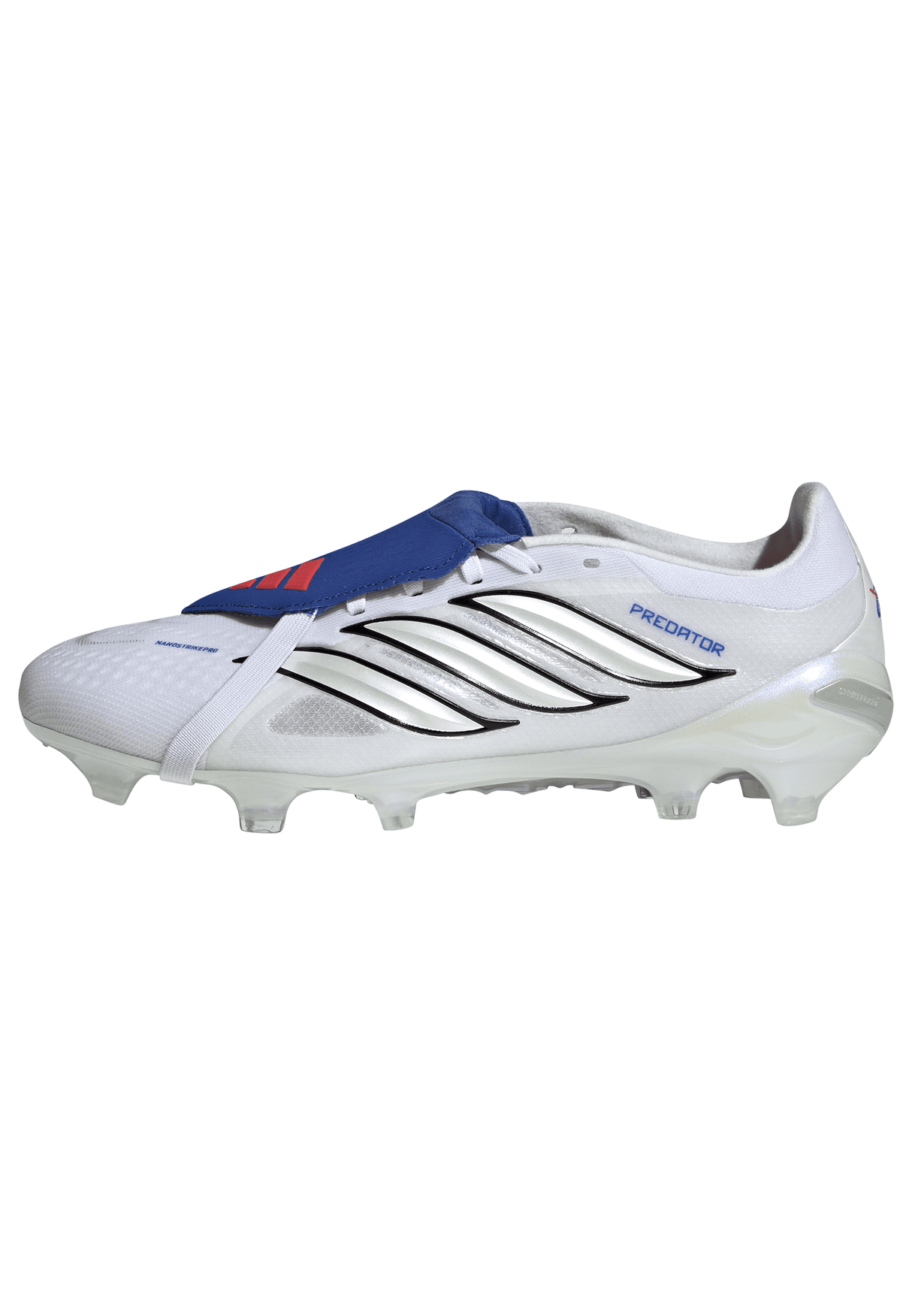 adidas Predator Pro Fold-Over Tongue FG Firm Ground Men's Soccer Cleats - White/Zero Metallic/Blue - Best Buy Soccer