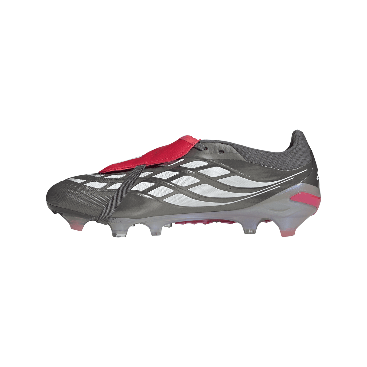 adidas Predator Pro Fold-Over Tongue FG Men's Soccer Cleats - Grey/Red - Best Buy Soccer