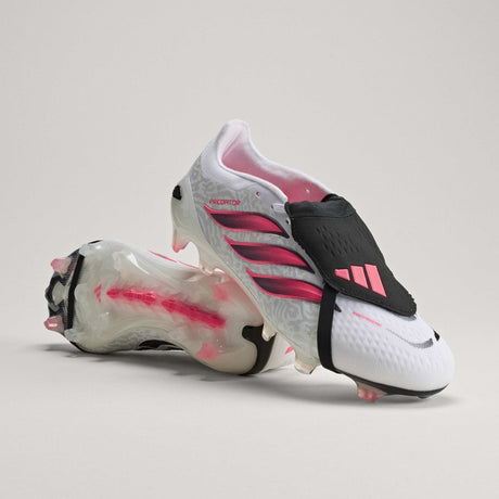 adidas Predator Pro Fold-Over Tongue Firm Ground Men's Soccer Cleats - White/Black - Best Buy Soccer