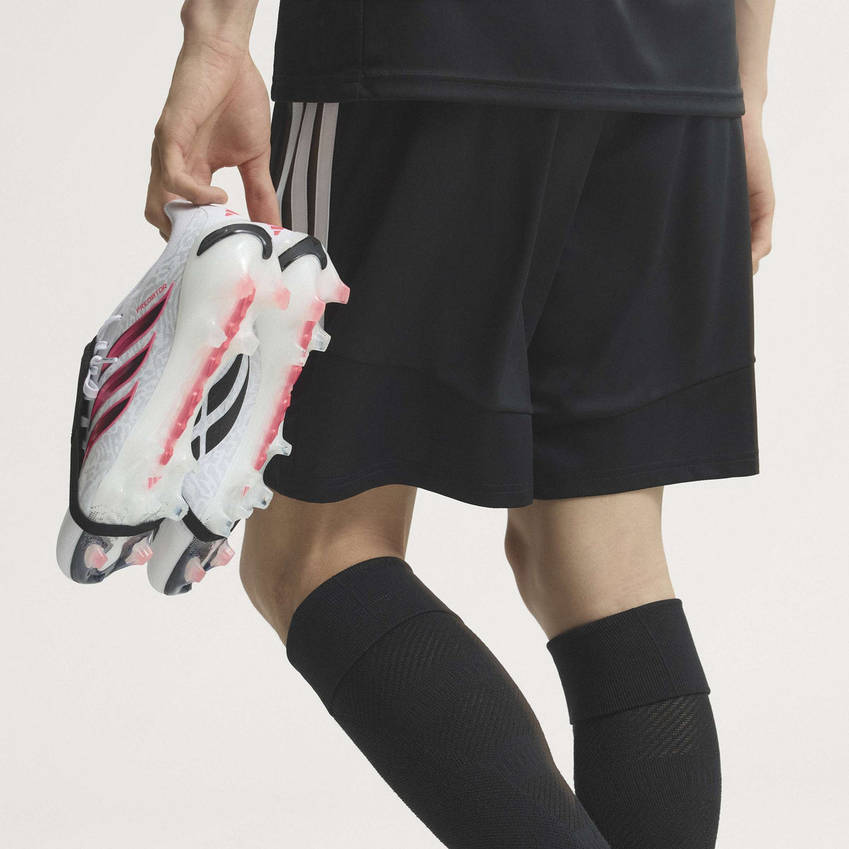 adidas Predator Pro Fold-Over Tongue Firm Ground Men's Soccer Cleats - White/Black - Best Buy Soccer