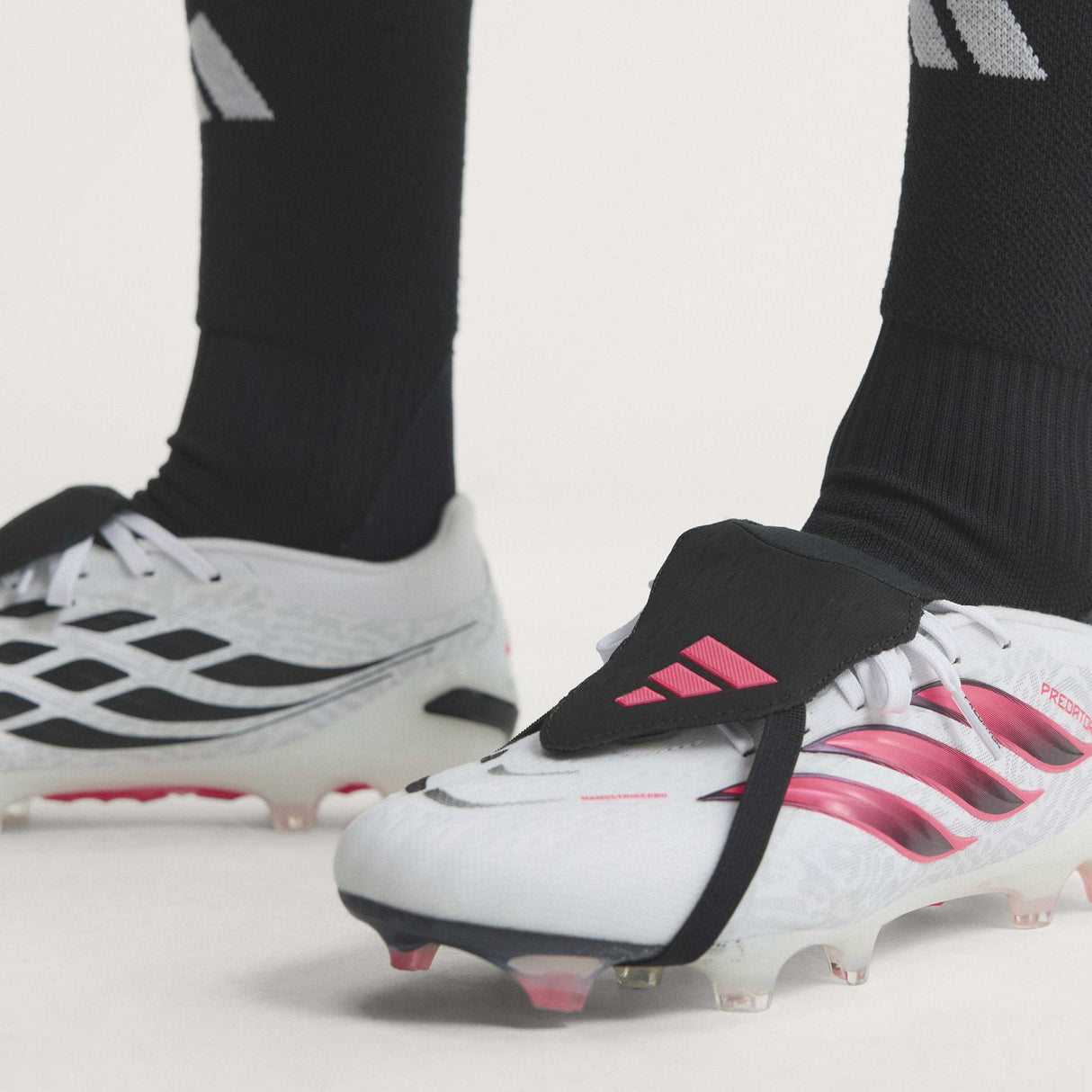 adidas Predator Pro Fold-Over Tongue Firm Ground Men's Soccer Cleats - White/Black - Best Buy Soccer