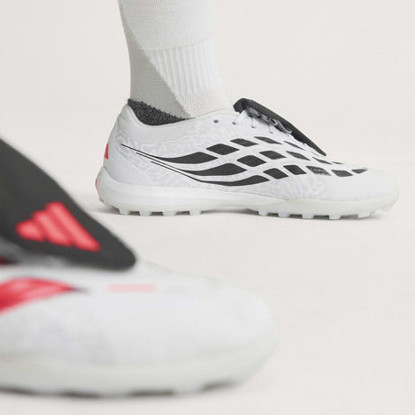 adidas Predator Pro Fold-Over Tongue Turf Men's Soccer Cleats - White/Black - Best Buy Soccer