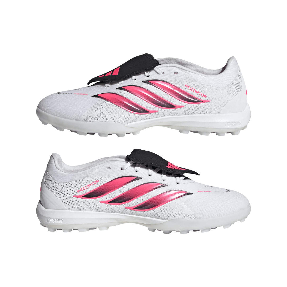 adidas Predator Pro Fold-Over Tongue Turf Men's Soccer Cleats - White/Black - Best Buy Soccer