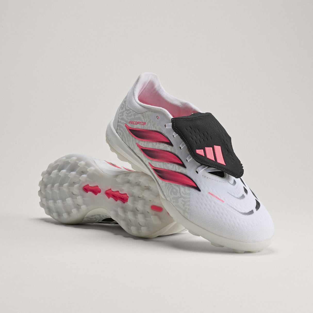 adidas Predator Pro Fold-Over Tongue Turf Men's Soccer Cleats - White/Black - Best Buy Soccer