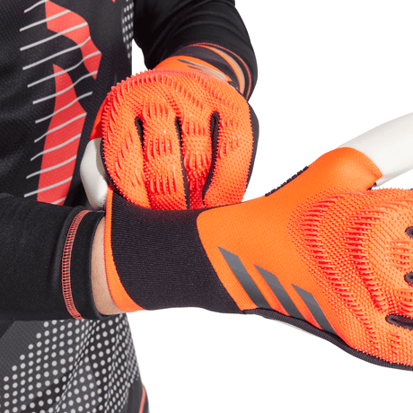 adidas Predator Pro Promo Goalkeeper Soccer Gloves - Orange/Black - Best Buy Soccer