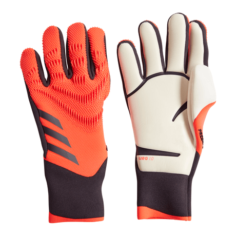adidas Predator Pro Promo Goalkeeper Soccer Gloves - Orange/Black - Best Buy Soccer