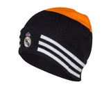adidas Real Madrid 3-Stripe Woolie Beanie - Black/Orange - Best Buy Soccer